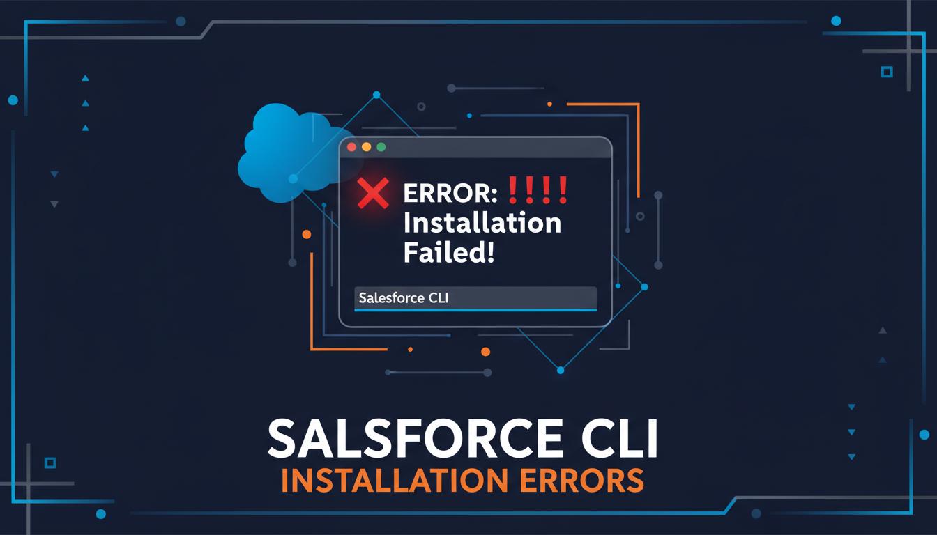 How to Fix Salesforce CLI NPM Installation Errors